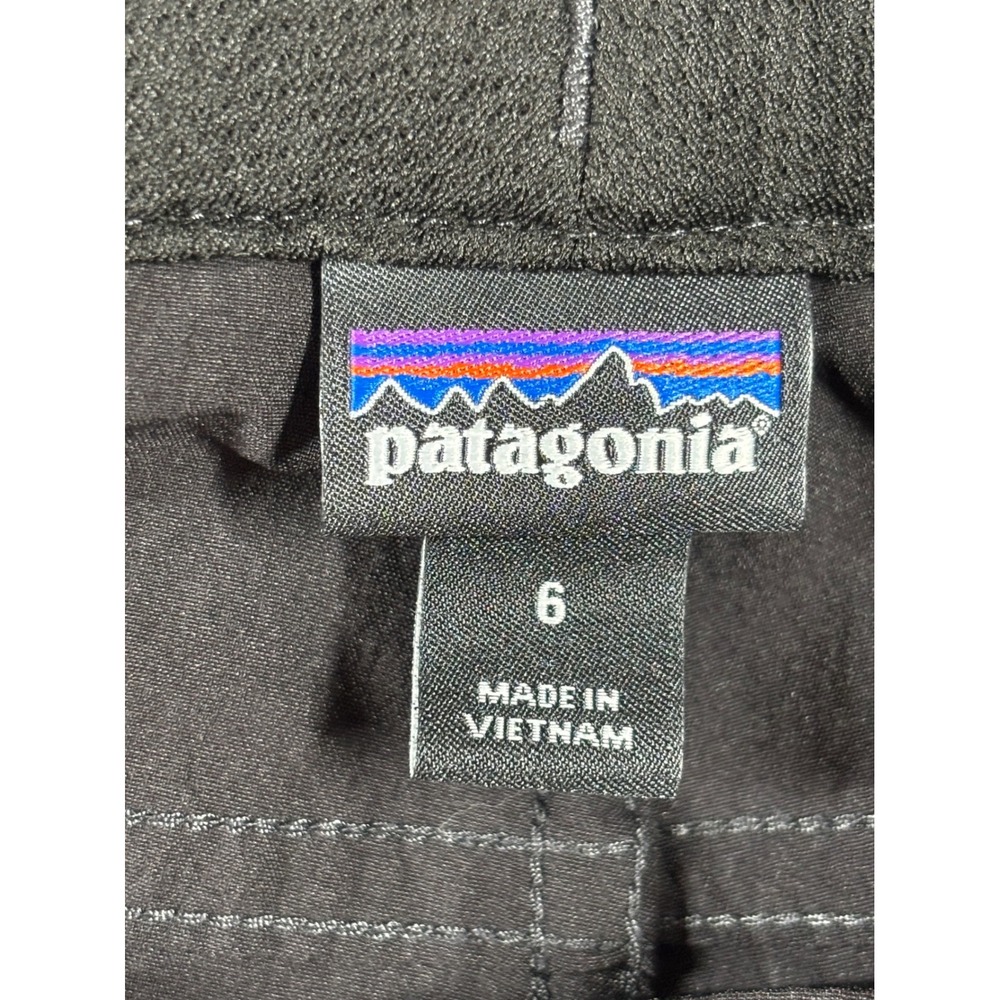 Patagonia Womens Size 6 Grey Brown Hiking Cargo Pants Ankle Zip Worn Wear Slim - Picture 2 of 12